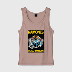 Женская майка хлопок Ramones