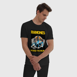 Мужская пижама хлопок Ramones - фото 2