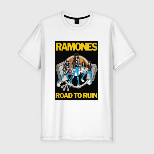 Мужская футболка хлопок Slim Ramones