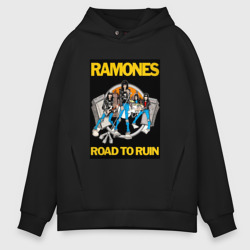 Мужское худи Oversize хлопок Ramones