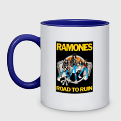 Кружка двухцветная Ramones
