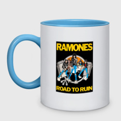 Кружка двухцветная Ramones