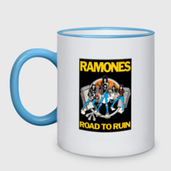 Кружка двухцветная Ramones