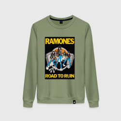 Женский свитшот хлопок Ramones