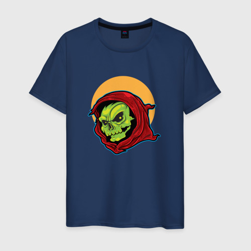 Мужская футболка хлопок Зомби, цвет темно-синий
