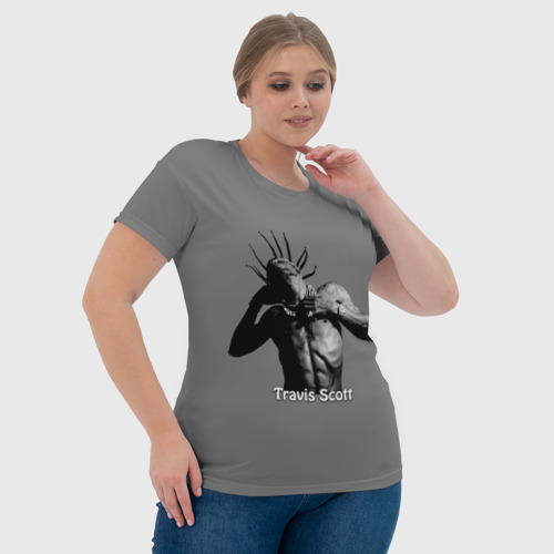 Женская футболка 3D с принтом Travis Scott - 001, фото #4