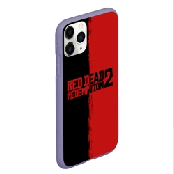 Чехол для iPhone 11 Pro Max матовый Red dead Redemption 2 RDR2 - фото 2