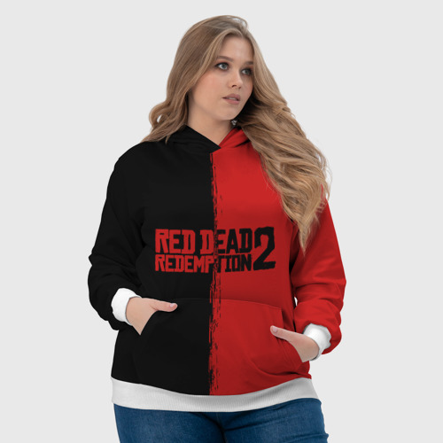 Женская толстовка 3D Red dead Redemption 2 RDR2, цвет 3D печать - фото 6