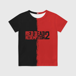 Детская футболка 3D Red dead Redemption 2 RDR2