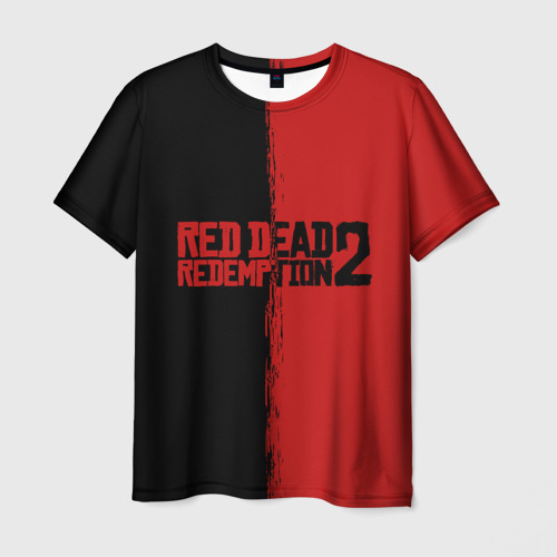 Мужская футболка 3D Red dead Redemption 2 RDR2, цвет 3D печать