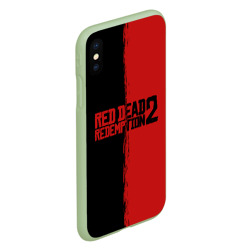 Чехол для iPhone XS Max матовый Red dead Redemption 2 RDR2 - фото 2