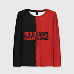 Женский лонгслив 3D Red dead Redemption 2 RDR2