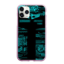 Чехол для iPhone 11 Pro Max матовый Detroit Become Human