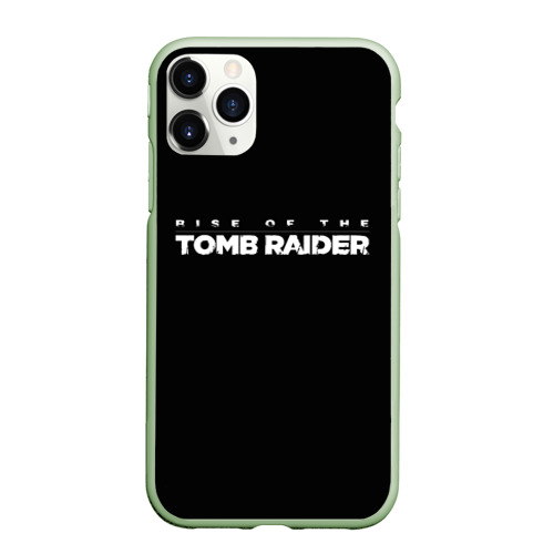 Чехол для iPhone 11 Pro матовый Rise if The Tomb Raider, цвет салатовый