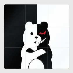 Магнитный плакат 3Х3 Monokuma Монокума