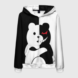 Мужская толстовка 3D на молнии Monokuma Монокума