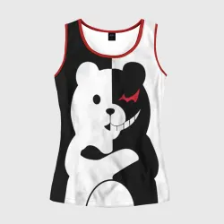 Женская майка 3D Monokuma Монокума