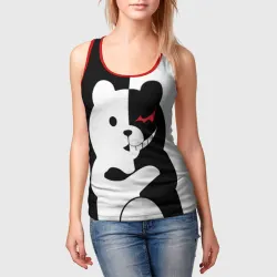 Женская майка 3D Monokuma Монокума - фото 2