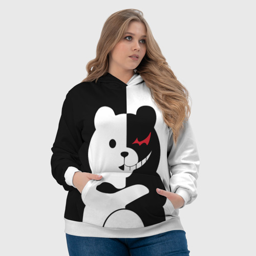 Женская толстовка 3D Monokuma Монокума, цвет 3D печать - фото 6