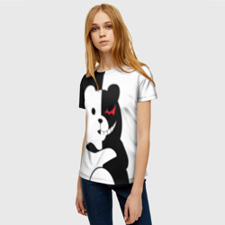 Женская футболка 3D Monokuma Монокума - фото 2