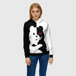 Женская толстовка 3D Monokuma Монокума - фото 2