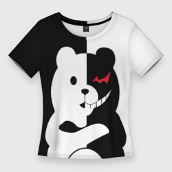 Женская футболка 3D Slim Monokuma Монокума