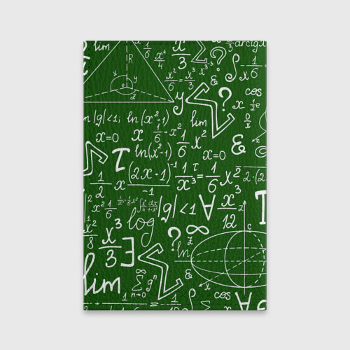 Обложка для паспорта матовая кожа Формулы физика, цвет черный - фото 2