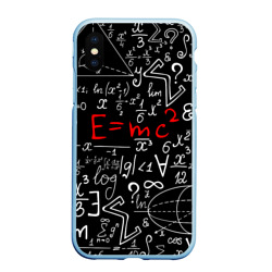 Чехол для iPhone XS Max матовый Формулы физика