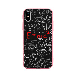 Чехол для iPhone X матовый Формулы физика