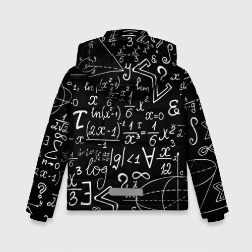Зимняя куртка для мальчиков 3D Формулы физика, цвет черный - фото 2