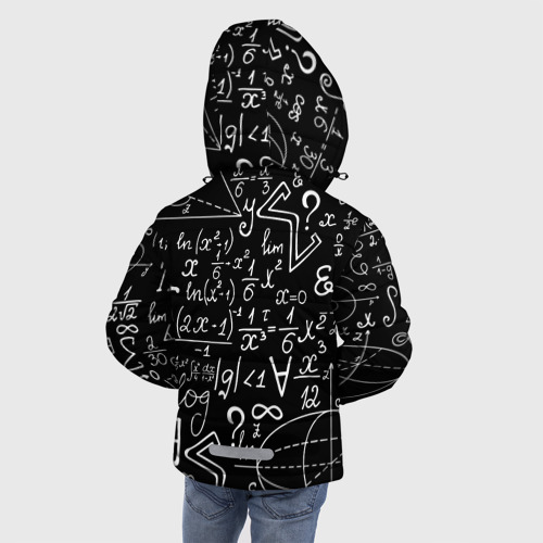 Зимняя куртка для мальчиков 3D Формулы физика, цвет черный - фото 4