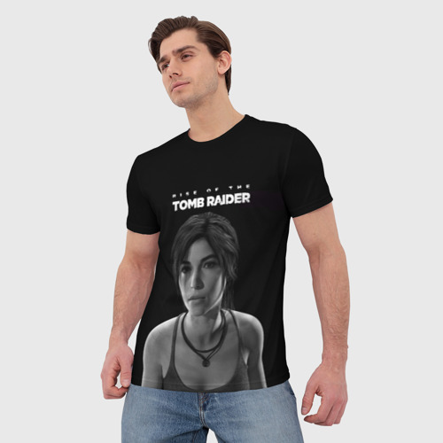 Мужская футболка 3D Rise if The Tomb Raider, цвет 3D печать - фото 3