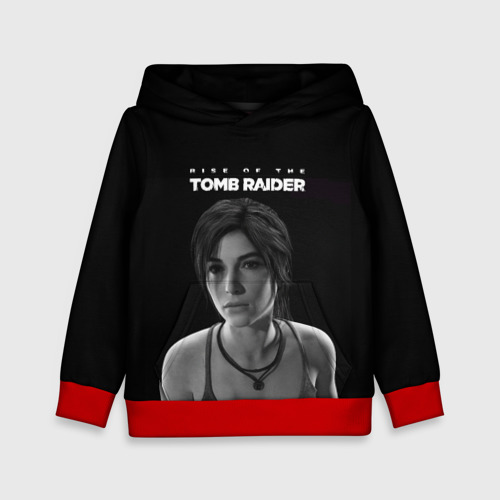 Детская толстовка 3D Rise if The Tomb Raider, цвет красный