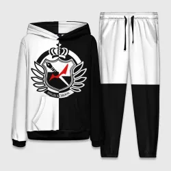 Женский костюм с толстовкой 3D Monokuma school с фоном