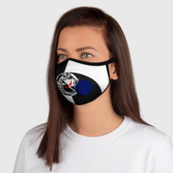 Маска из неопрена Monokuma school с фоном - фото 2