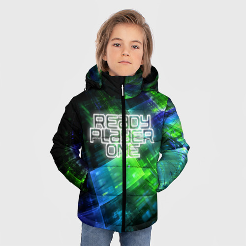 Зимняя куртка для мальчиков 3D READY PLAYER ONE, цвет черный - фото 3