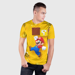 Мужская футболка 3D Slim Супер Марио - фото 2