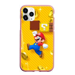 Чехол для iPhone 11 Pro матовый Супер Марио