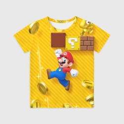 Детская футболка 3D Супер Марио