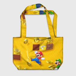 Пляжная сумка 3D Супер Марио