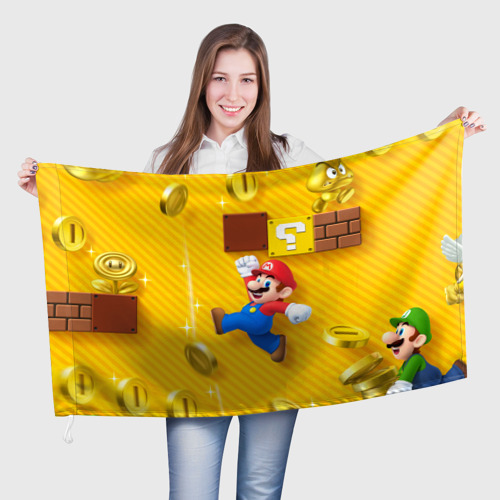 Флаг 3D Супер Марио