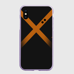 Чехол для iPhone XS Max матовый Katsuki Bakugou полосы
