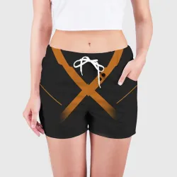 Женские шорты 3D Katsuki Bakugou полосы - фото 2