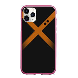 Чехол для iPhone 11 Pro Max матовый Katsuki Bakugou полосы