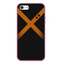 Чехол для iPhone 5/5S матовый Katsuki Bakugou полосы