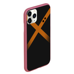 Чехол для iPhone 11 Pro Max матовый Katsuki Bakugou полосы - фото 2