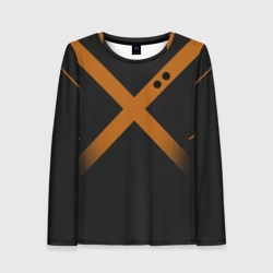 Женский лонгслив 3D Katsuki Bakugou полосы