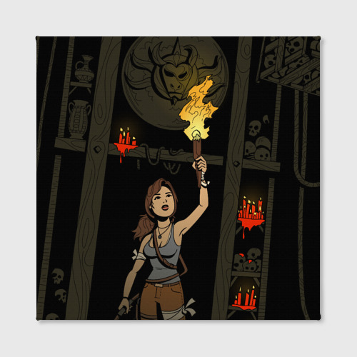 Холст квадратный Tomb Raider, цвет 3D печать - фото 2