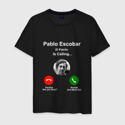 Escobar – Футболка из хлопка с принтом купить со скидкой в -20%