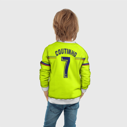 Детский свитшот 3D Coutinho away 18-19, цвет 3D печать - фото 6